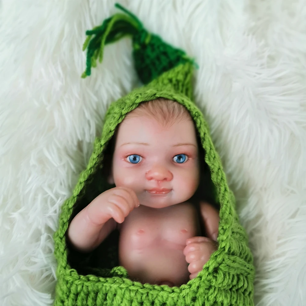 OtardDolls 10 дюймов Reborn baby doll картина ручной работы волос мини Bebe Кукла Новорожденный bonecas Игрушки для девочек подарок на день рождения