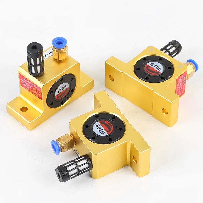 

Free Shipping G3/8" Industrial New GT Series Pneumatic Gear Vibrators Golden GT-48 free ship