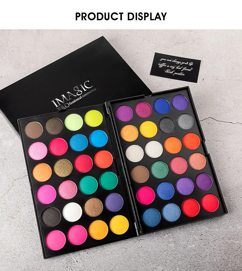 IMAGIC beauty глазурь макияж Oogschaduw Palet Kleur коврик Oogschaduw палитра 48 тон