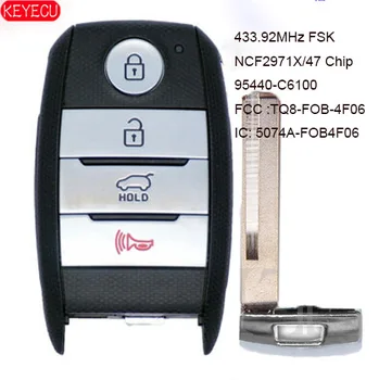 

KEYECU Keyless-Go Smart Remote Key 4B for KIA Sorento 2019 2020 433MHz ID47 Chip FCCID: TQ8-FOB-4F06 P/N: 95440-C6100 (UMa PE)