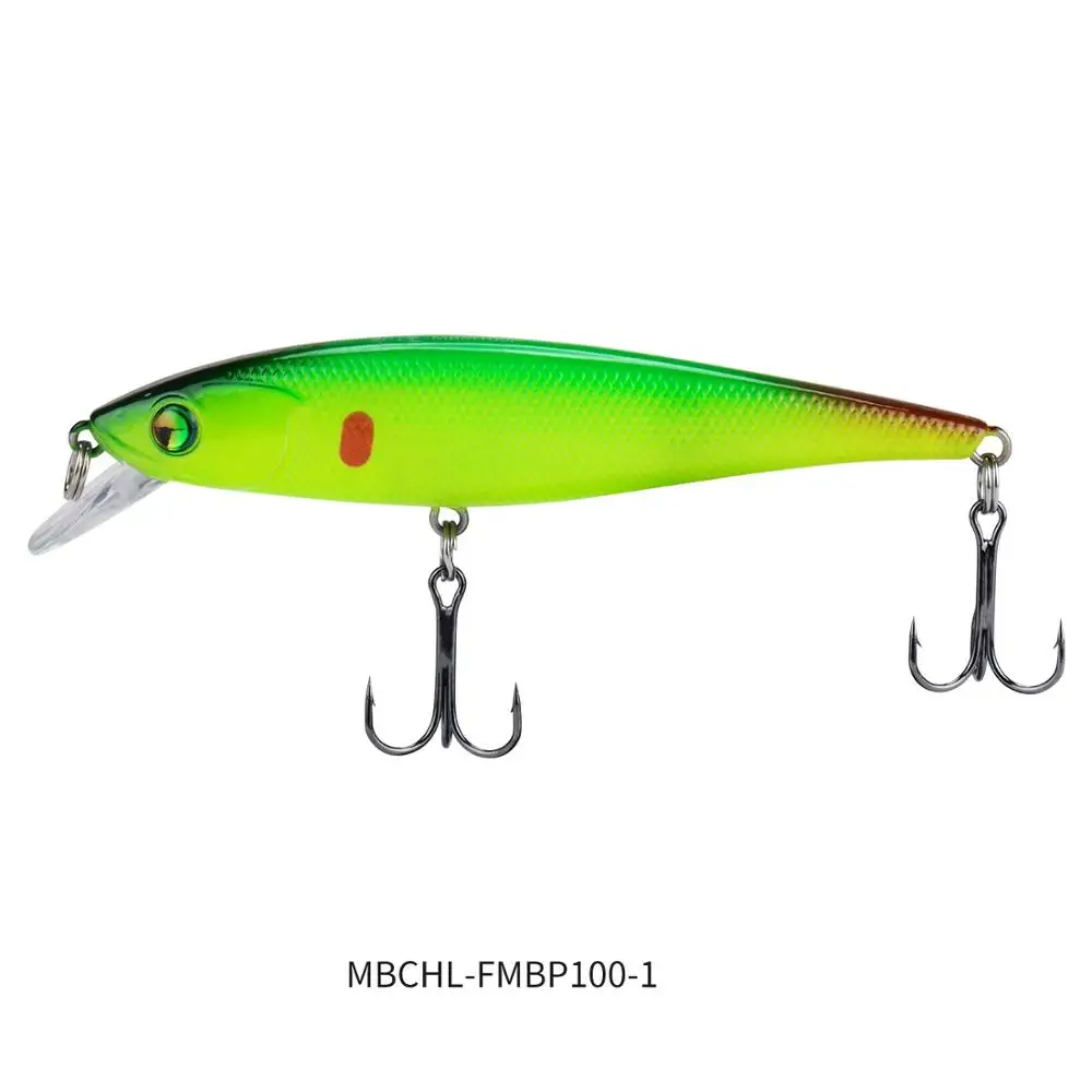 KastKing Minnow Fishing Lure Hard Bait 1PC 100mm 10g 3 Sharp Hooks Floating Jerk Bait for Carp Squid Bass Lake River Sea Fishing - Цвет: MBCHL-FMBP100-1