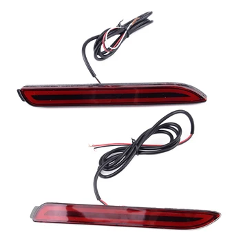 

1Pair Car ABS 12V Rear Fog Lamp Bumper LED Brake Light Red Fit for Toyota RAV4 2019 2020