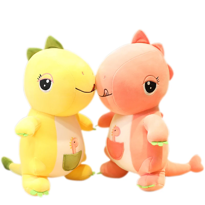 Nice Cute Creative Simulation Dinosaur Plush Toy Soft Cartoon Dragon Stuffed Animal Pillow Doll Baby Appease Children Gift | Игрушки и