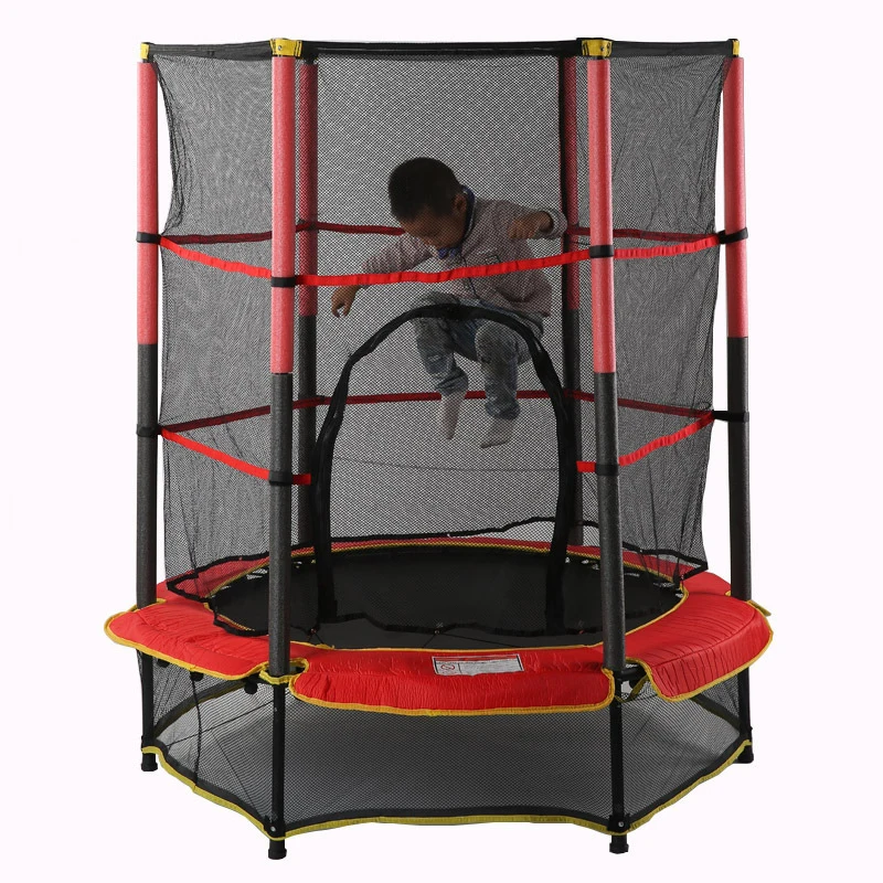 Детский прыгающий батут, кровать прыжки с защитной сеткой, охрана окружающей среды, безопасность, оборудование для домашнего фитнеса