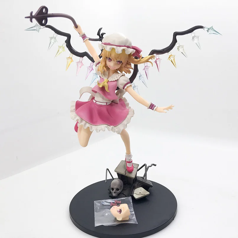 

27cm japanese anime TouHou Project Flandre Scarlet PVC Action Figure Toy anime TFlandre Scarlet II figure Decoration Model Toys