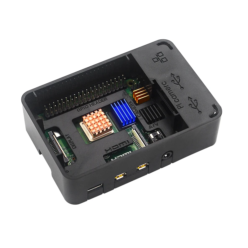 Оригинальный комплект Raspberry Pi 4 Model B + чехол из АБС пластика SD карта 32 64 ГБ адаптер
