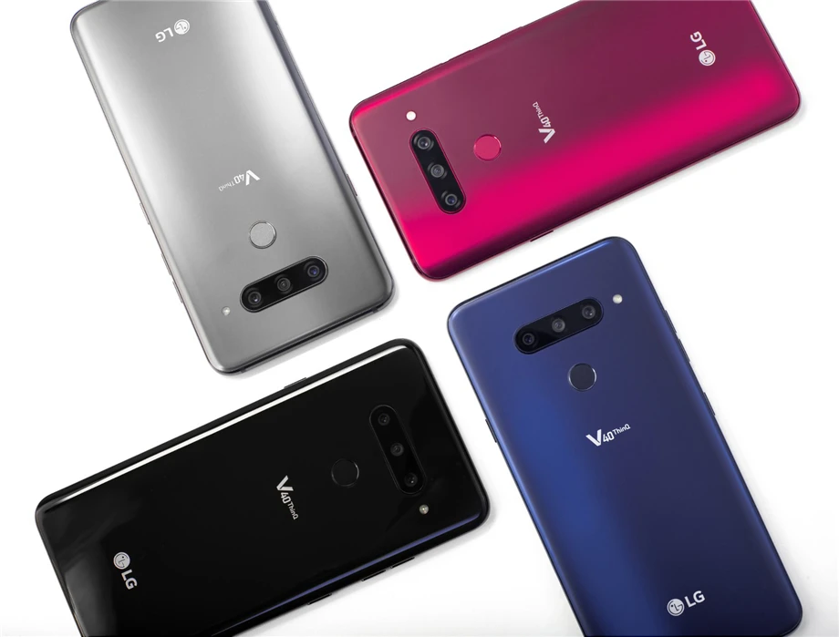 Unlocked LG V40 ThinQ V409N V409UA V405EBW Mobile Phone Octa Core 6.4" 6GB RAM 64&128GB ROM 3+2 Cameras 16MP Android Smartphone second hand iphone