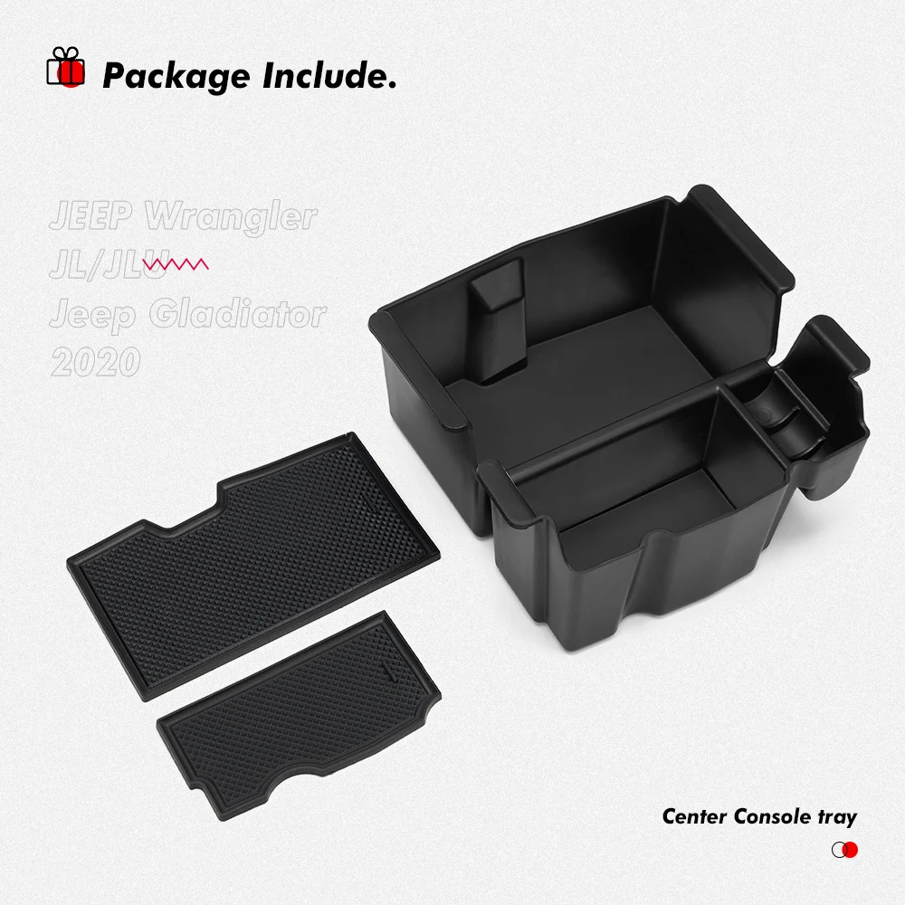 Центральная консоль Органайзер лоток коробка для хранения для Jeep Wrangler JL/JLU- для Jeep Gladiator автомобильные аксессуары подлокотник коробка