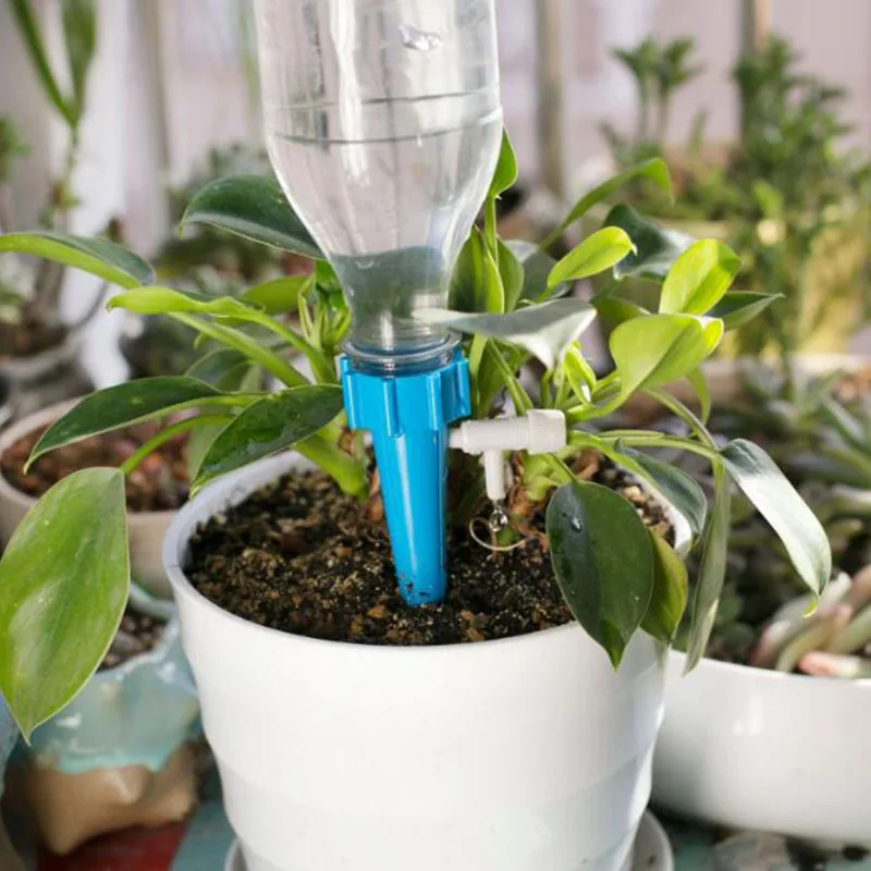 Big sale 10 Pcs Automatic drip irrigation system DIY Automatic Plant Waterers taper watering water Flowerpot plant watering