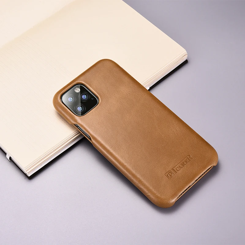 Чехол из натуральной кожи для iPhone 11 Pro XS Max XR 7 8 Plus ультра тонкий магнитный кожаный бумажник флип-чехол