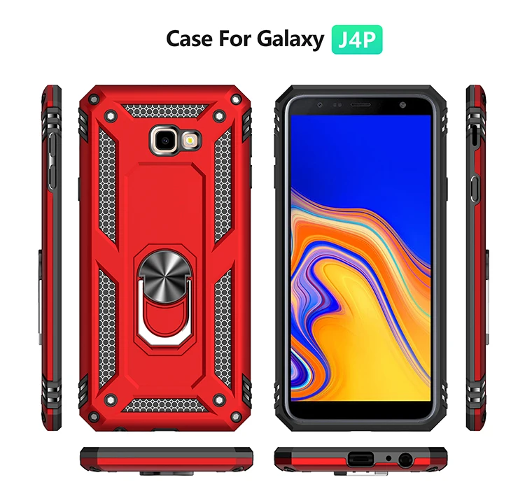 Для Galaxy J4 Core J410 SM-J410F сверхпрочный прочная армированная подставка чехол для samsung Galaxy J4 Core SM-J410FN J410G J4Prime