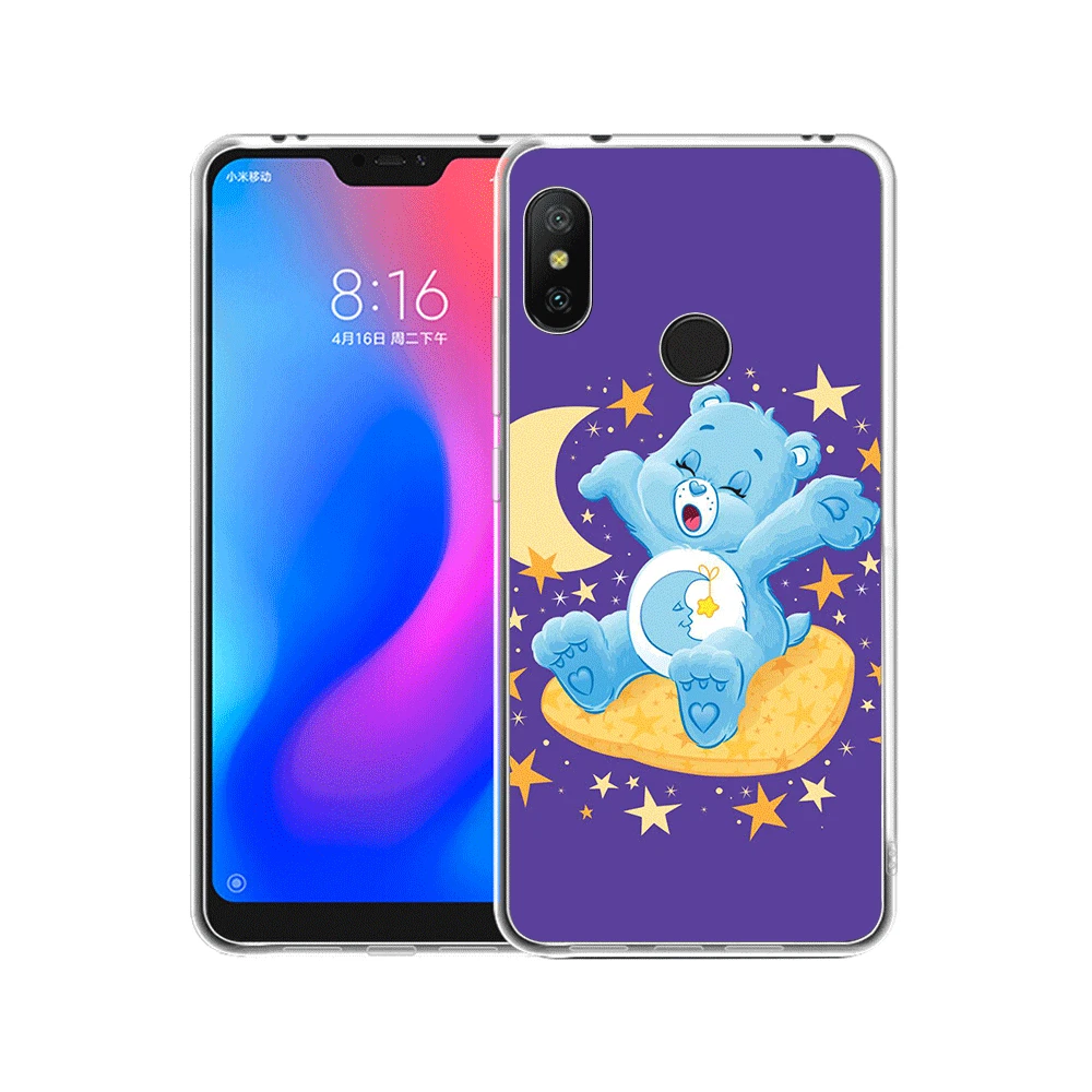 6 Mobile Phone Case for Xiaomi Redmi Note 8 6 7 5 Pro Xiaomi 4 4X 5A Cover The Care Bears Cute - Цвет: 6