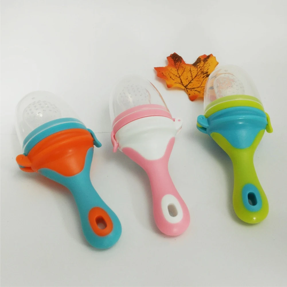 Baby Feeding Balanced Diet Silicone Assisted Food Vegetables Fruit Pacifier Daily Portable Bright Color Soother Ergonomic Nipple