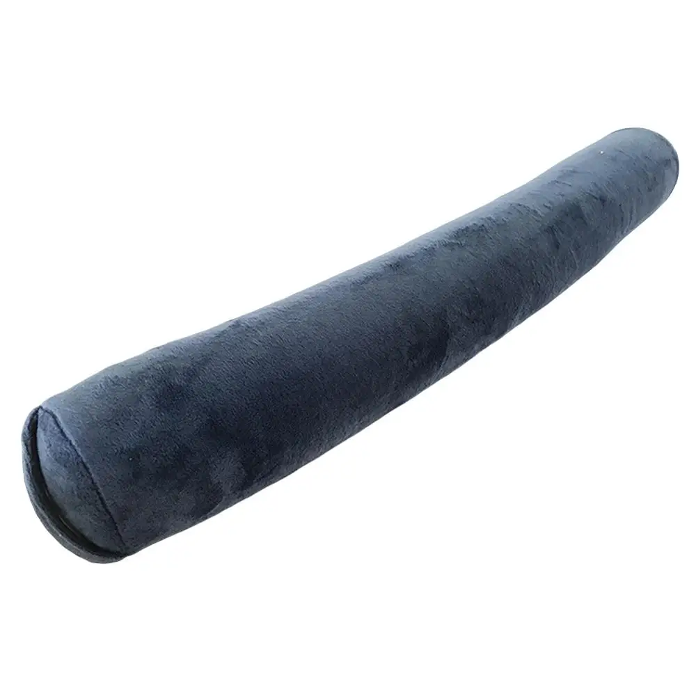 NAVY BLUE EHOMEBUY Подушка простая кристальная супер мягкая цилиндрическая гибкая подушка для путешествий подушка для сна подушка для шеи Piliow однотонные цвета - Цвет: NAVY BLUE