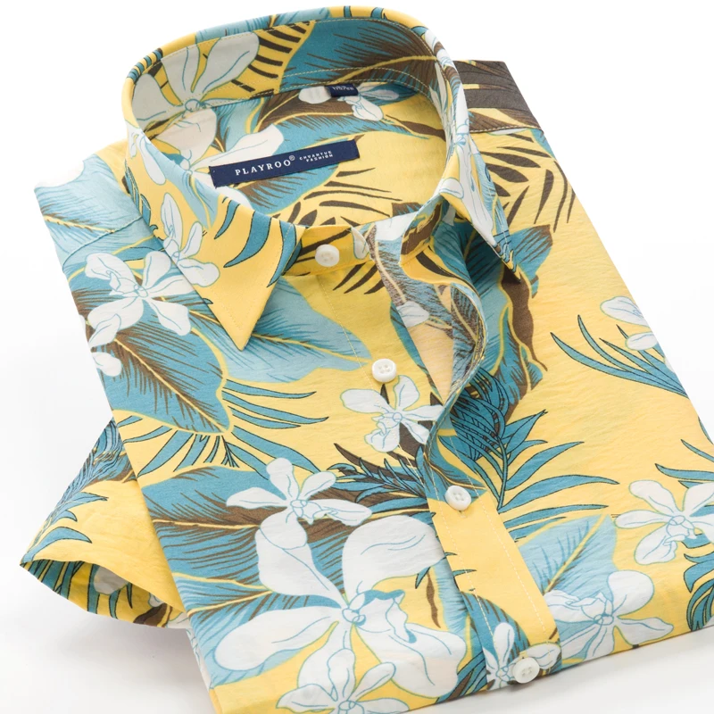 Men's short sleeve Hawaiian shirt, quick-drying shirt, larger Asian size, summer 2023, casual and floral, beach,XXL-10XL for men 4