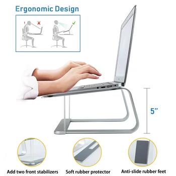 

Adjustable Foldable Laptop Stand Non-slip Desktop Notebook Holder Laptop Stand For Macbook Pro Air and Between 11'' to 17.3''