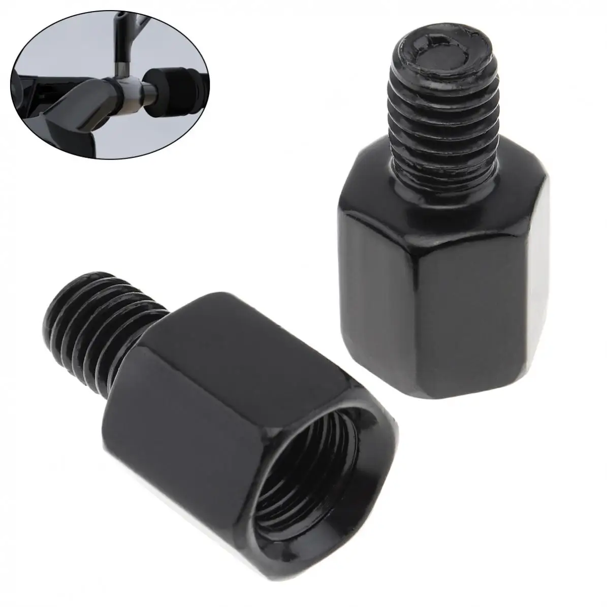 1piece Clockwise 10mm To 8mm Motorcycle Rearview Mirror Screw Thread