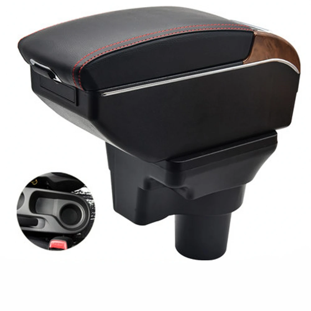 

Arm Elbow Rest For Kia Rio 4 X-Line Armrest Box Center Console Central Store Content with Cup Holder USB Interface