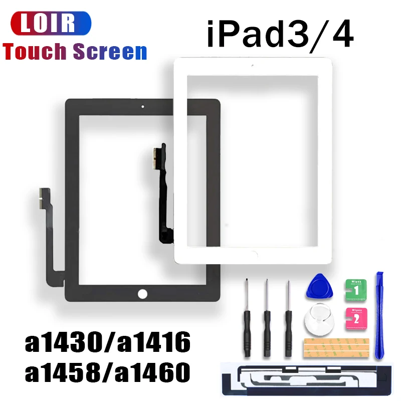 Оригинальный сенсорный экран для iPad3 iPad4 A1416 A1430 A1403 A1458 A1459 A1460 ЖК дисплей сенсорное
