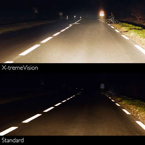 Лампа H7 12V- 55W(PX26d)(+ света) X-tremeVision Moto PHILIPS 12972XVBW