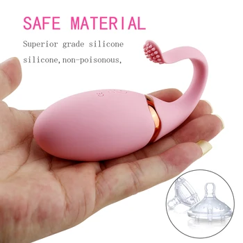 10 Speeds G Spot Kegal Ball Vibrator Remote Control Silicone Mute Egg Vibrator Vagina Tight Exercise Sex Toy for Women Sex Shop 6