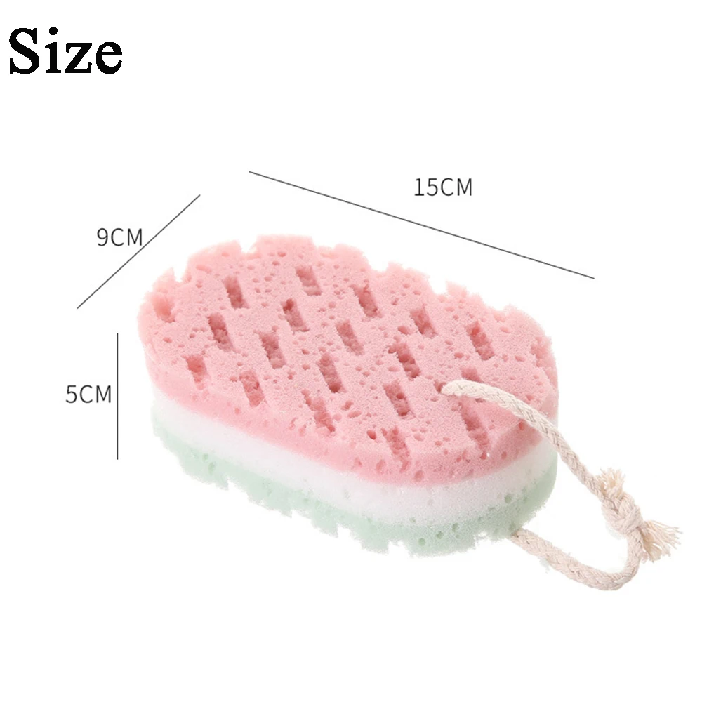 Three-color Sponge Bath Ball Soft Shower Rub Quick Foaming Massage Brush For Whole Body Exfoliation Bath Accessorie exfoliating shower brush bath brush shower scrubber shower sponge bath sponge ball bath sponge exfoliating bath brush exfoliating scrubber exfoliating shower scrubber