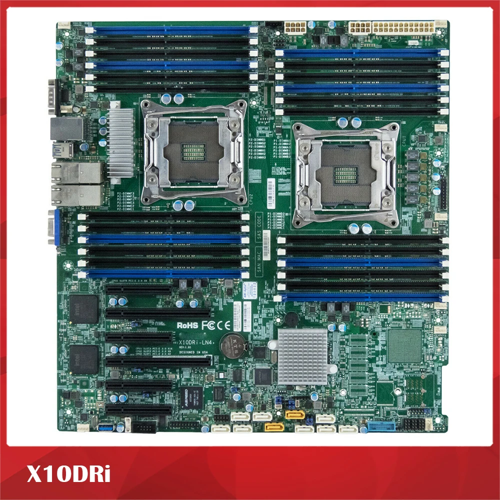 Материнская плата для Supermicro рабочей станции X10DRi MBD-X10DRi C612 2011V3 X99 DDR4 V3 V4 M.2 |