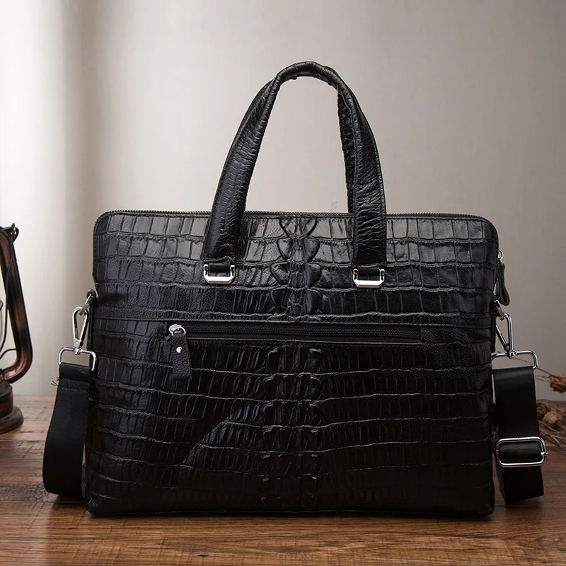 

Briefcase Laptop Bags Large Briefcase Men Briefcase Leather Men Bag Business Leather Bag Cool Mens Large Leather Shoulder Tote