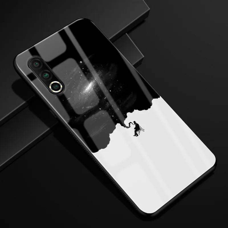06 Для Meizu 16 S Pro Чехол Жесткий PC Пластиковый стеклянный чехол для телефона черный TPU бампер чехол для Meizu 16 S 16 S Pro 16SPro чехол M973Q Coque - Цвет: 06
