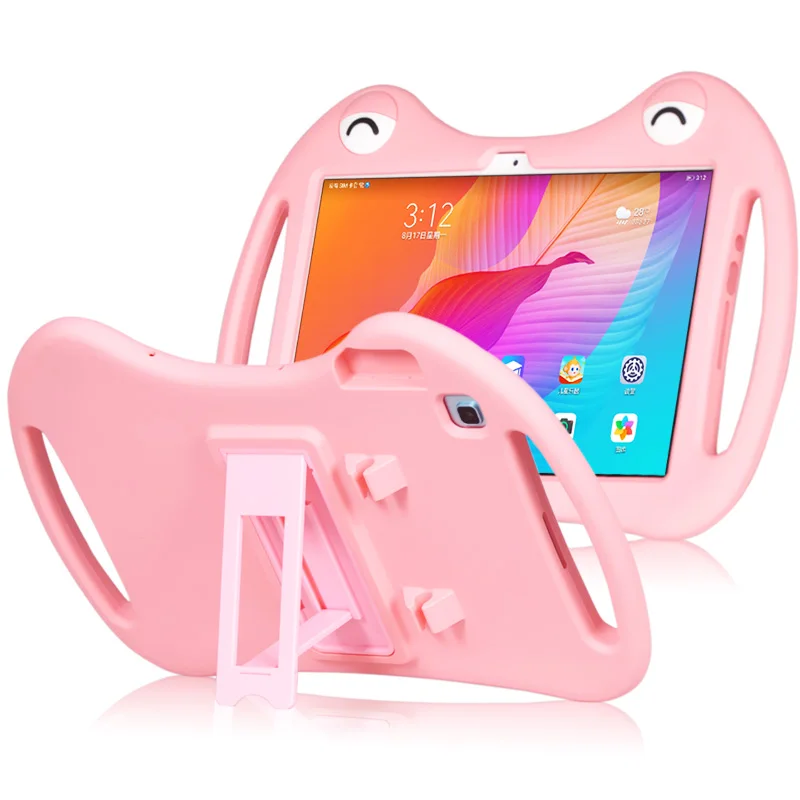 

Силиконовый чехол с рисунком лягушки для Huawei MatePad T10s T10 AGS3-L09 /W09, чехол с защитой от повреждений, портативный детский чехол