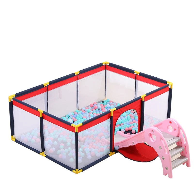 Portable Baby Pool Kids Playpen Folding Baby Fence Children Oxford Cloth Foldable Pool Balls Child Bed Fence
