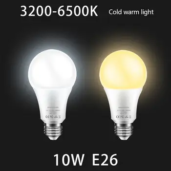 

10W 3200K Tuya Doodle Smart WiFi Light Bulb Google Alexa Voice Control Light Brightness Adjust App Remote Control Timer new