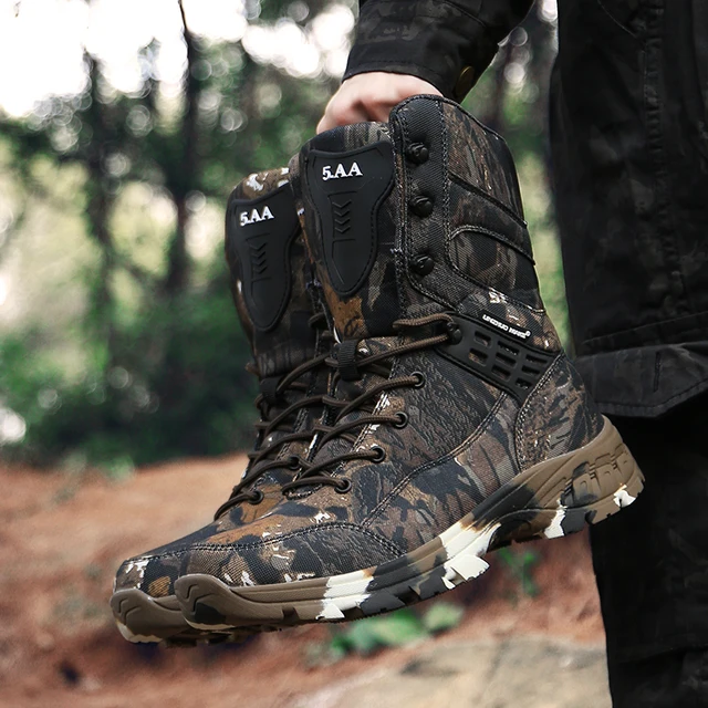 Waterproof Hiking Shoes Desert Combat Military Boot- 5AA