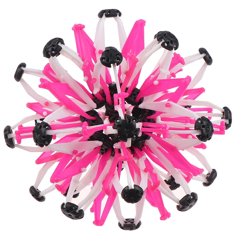 1pc Novelty Expandable Breathing Ball Toy Sphere Stress Reliever Fidget Toys Throwing Ball Stretching Shrinking Ball 