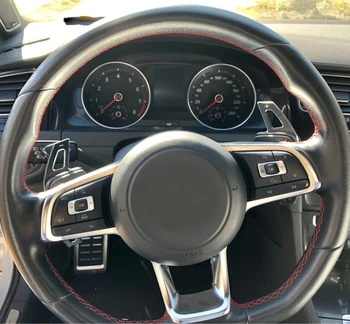 

Steering Wheel Shift Paddle Extension For VW Golf GTI R MK7 GTI and Scirocco and Sagitar GLI 2015 -2017 Auto car