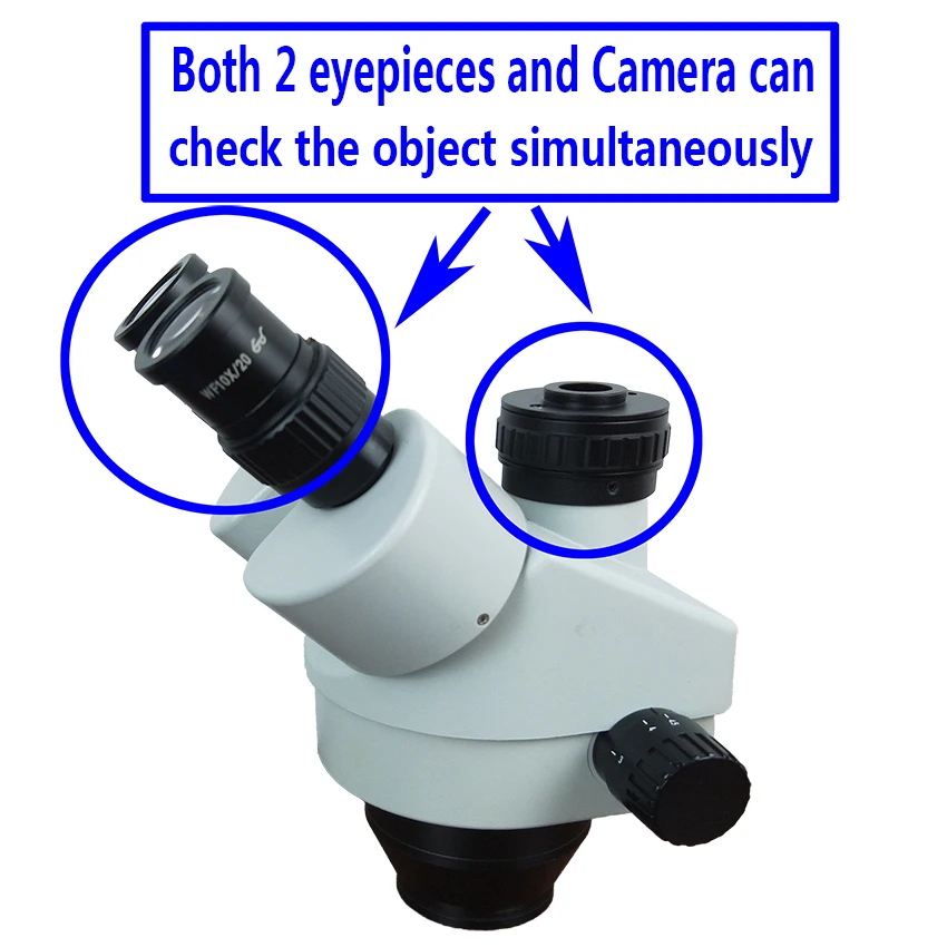 22MP HD 2.1-90X HDMI USB TF Digital Camera Double Boom Stereo Zoom Trinocular Microscope Stand Lens Repair Soldering Phone Tools