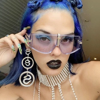 

2020 Big Frame Sunglasses women Luxury Brand Design Sun Glasses Men Vintage Windproof Oversized Shades Female UV400 Gafas De Sol