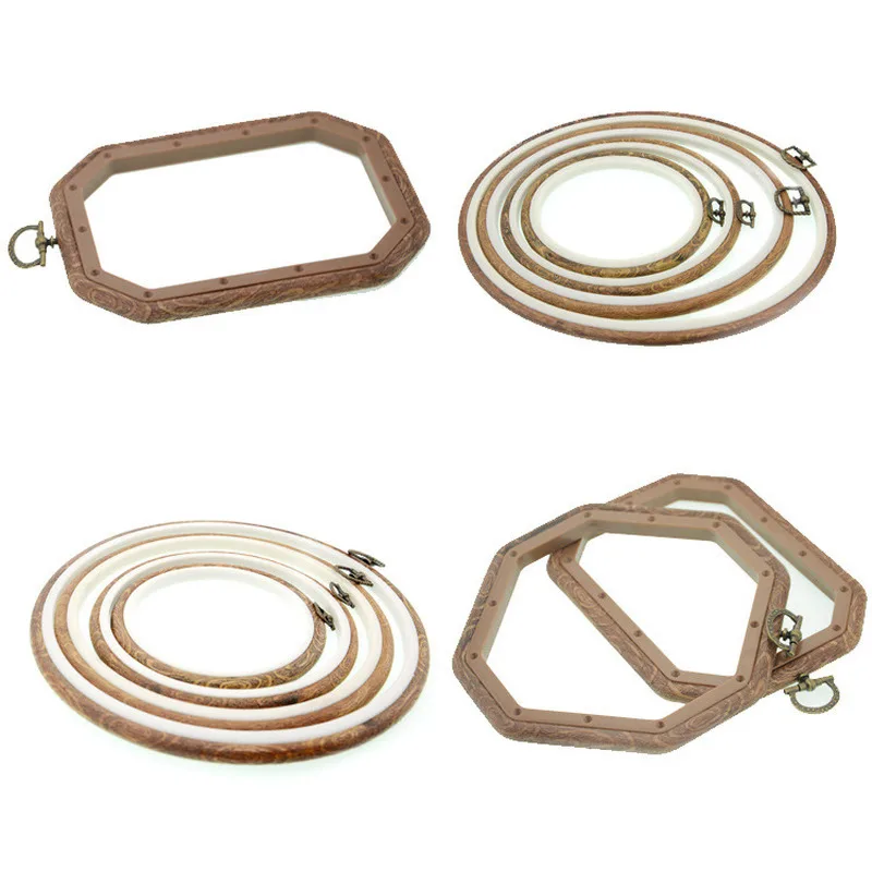 

Embroidery Machine Cross Stitch Machine Frame Embroidery Hoop Ring Round Loop Hand Household Knitting Tools for DIY Sewing
