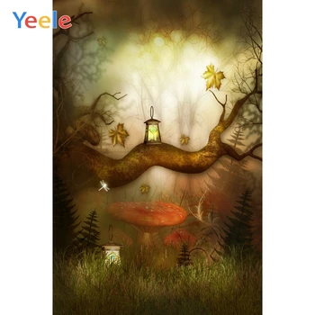 

Yeele Fairytale Hazy Withered Tree Grassland Photography Backdrops Vinyl Photo Backdrops Custom Backgrounds For Photo Studio