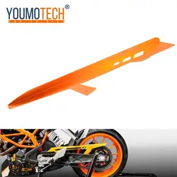 Для KTM 125 200 390 мотоцикл Duke цепь защита крышка протектор для KTM Duke 125 200 390 2011-2016 2015 2014 2013 Алюминий