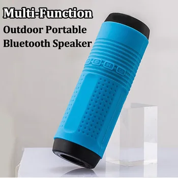 

Mini Bluetooth Speaker Portable Outdoors Waterproof Soundbar With microphone FM Radio Boombox Support Mobile Phone Charging