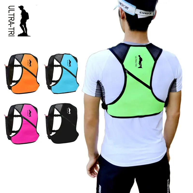 Running Hydration Vest ULTRA-TRI Lightweight Trail Run Cycling Hiking Backpack 2.5L