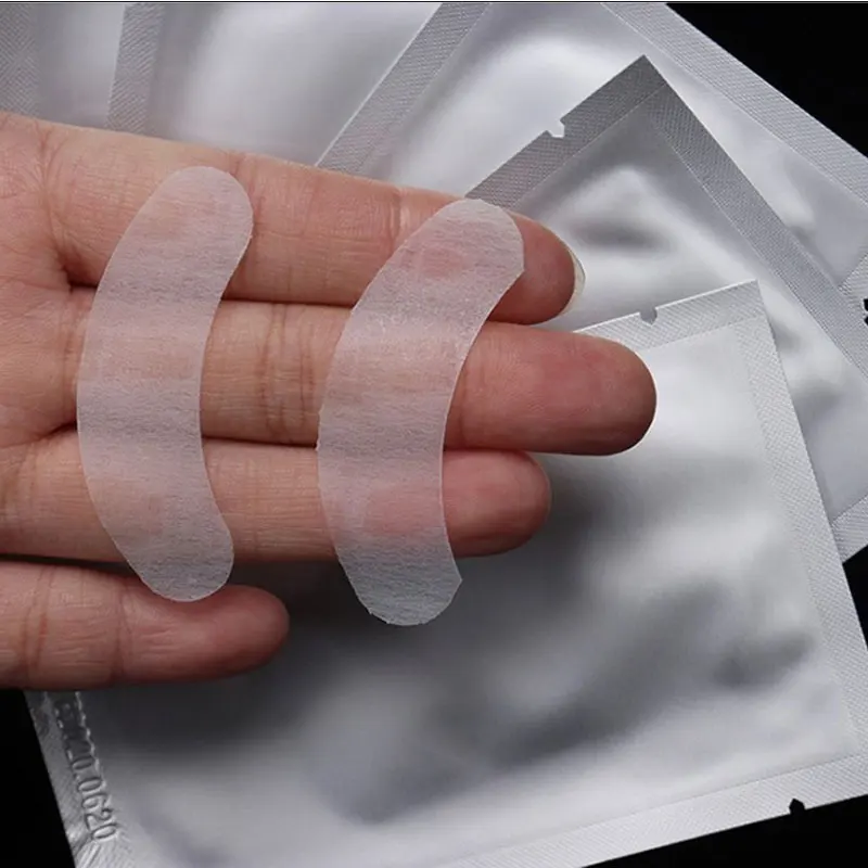 Eyelash Patches 20/50/100 Pairs Gel for Eyelash Extension Paper Sticker Wraps Makeup Tools