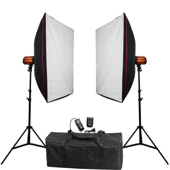 

Photography Softbox Flash Lighting Kits Studio equipments Photo Light Box 600W video Godox Smart 300SDI Speedlight Stand Set Kit