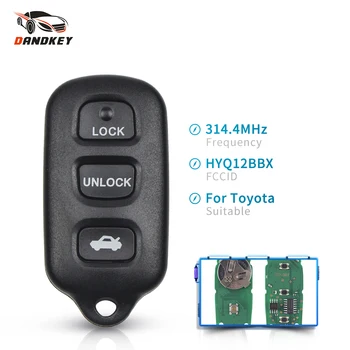 

Dandkey 3 Buttons Remote Key For Toyota Camry Solara Corolla Sienna Replacement Control Car Key 314.4Mnz HYQ12BBX