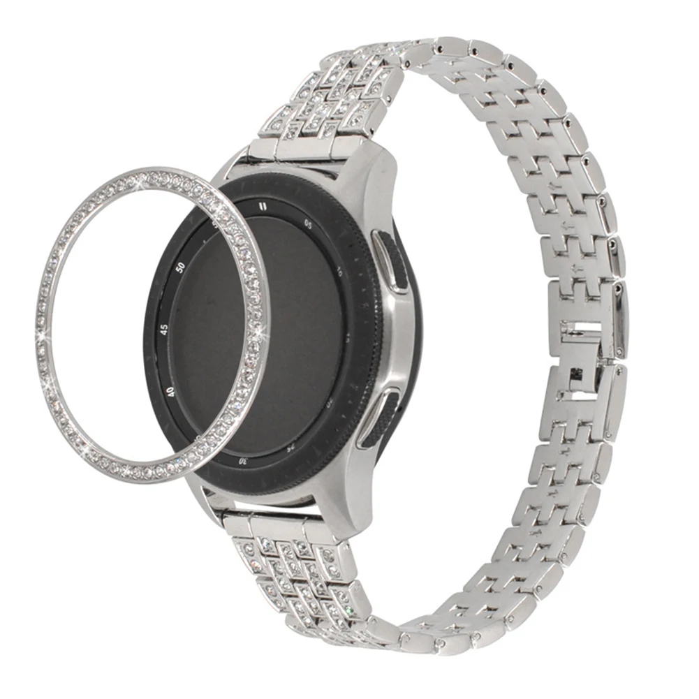 Замена 42 мм/46 мм страз инкрустированный ободок кольцо для samsung Galaxy Watch
