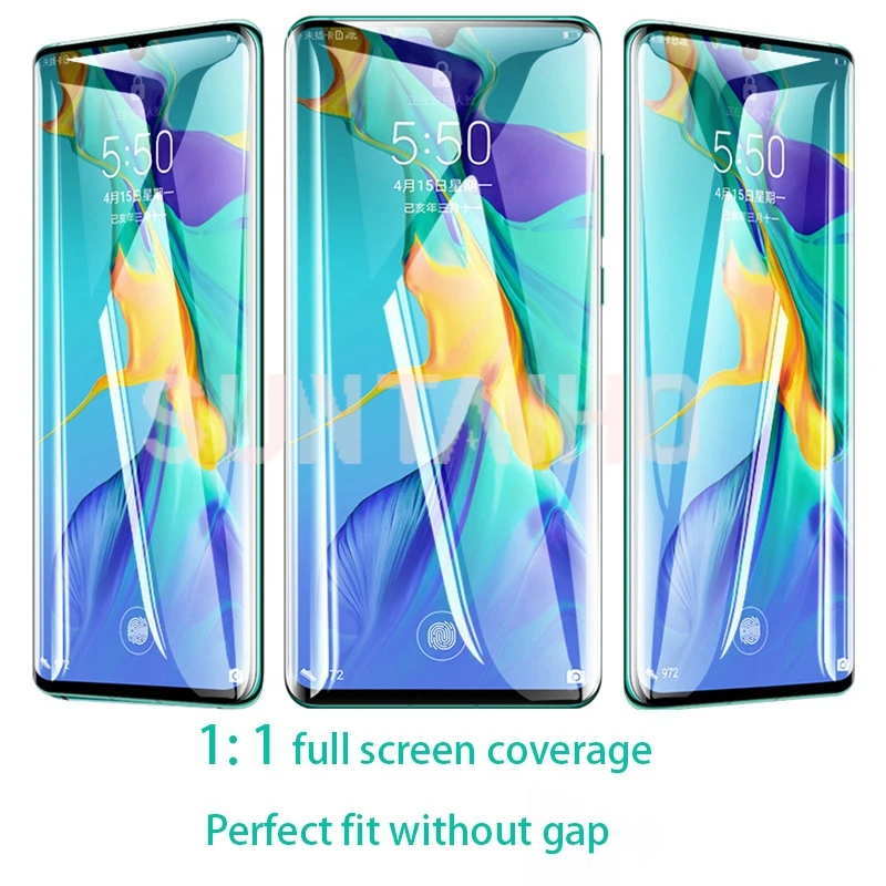 Прозрачное полностью изогнутое УФ жидкое закаленное стекло для Huawei Mate 30 Pro 20
