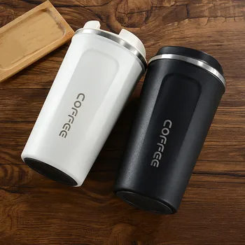 

380ml/510ml Stainless Steel Coffee Thermos Mug Portable Car Vacuum Flasks Travel Thermal Water Bottle Tumbler Insulated Bottle