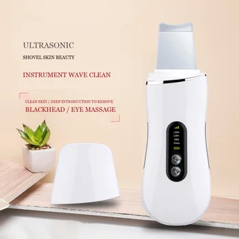 

Vibrate Deep Face Cleaning Skin Scrubber Remove Dirt Blackhead Reduce Wrinkles Facial Lifting Peeling Tool Ultrasonic Shovel ZY