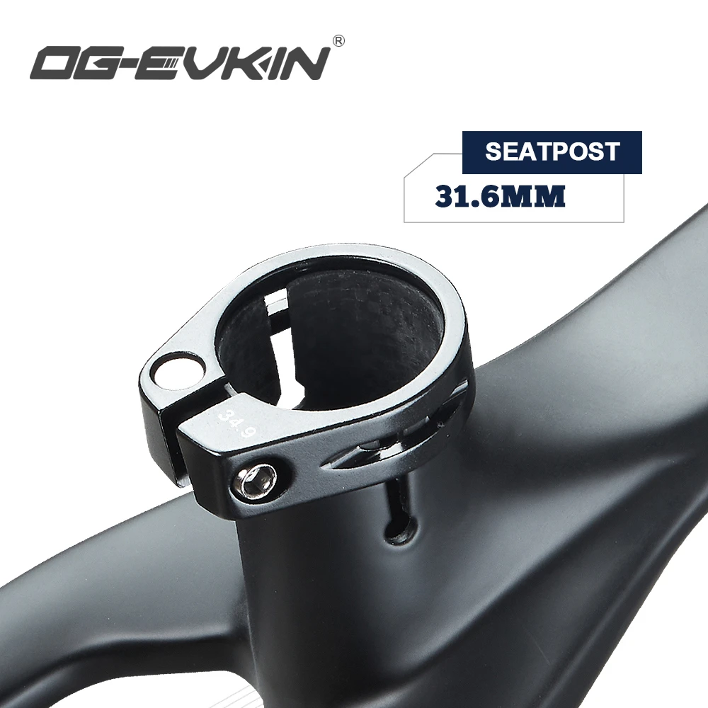 MTB 12V Carbon Mountain Bike Frame 12X148 Thru-Axle 29er BSA73 1-1/8-1-1/2 Disc Bicycle Frame Carbon Bike OG-EVKIN CF-054 bicycle parts bicycle frame